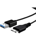Cavo USB 3.0 Bianco Ablegrid Per Hard Disk Seagate Expansion STBX500200 E STBX1000201