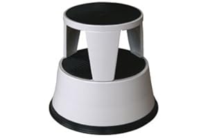 UNBEKANNT MARCHEPIED Office Depot Two Step Metal GRIS 43,4 X 41,4 cm