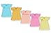 Orange and Orchid Baby Girls Cotton Frock Pack of 5 (ONOKDSFRK05_6-12_Multi-Colour_6 - 12 Months) RS.699.00