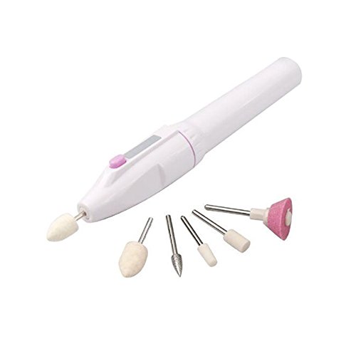 Portable electric manicure buffing set for nails