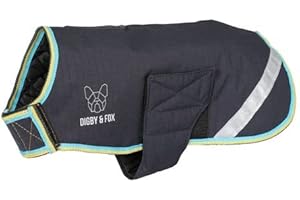 Shires Digby & Fox Waterproof Dog Coat - Grey Small