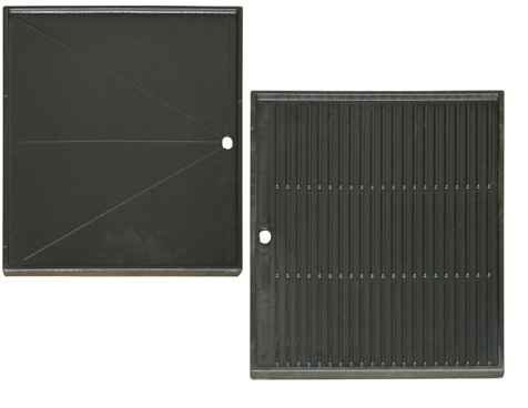 Plaque cuisson plancha reversible en fonte