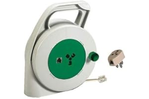 FANTON S.P.A. Avvolgicavo 5 m. telefono con 1 presa 3 poli e 1 presa modulare 6/2 c.