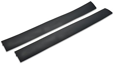 yohino Silicone Counter Gap Covers For Stove/Oven (2-Pack) - Matte Black, Foldable, Heat-Resistant