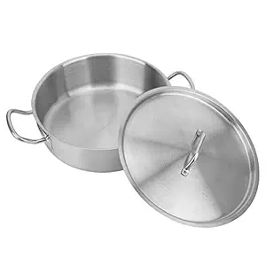 Soup Pot, Practical Come with Lid, Stock Pot, Gas Stove Induction Cooker for Boiling Soup Stew Electric Stove