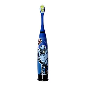 Kabello Kids Cartoon Battery Powered Electric Toothbrush Extra Soft Bristles Multi Color Pack Of 1