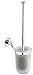 Produktbild Gedotec WC-Bürstenhalter für Wand-Montage Klobürsten-Set Messing rund Toilettenbürsten-Garnitur chrom poliert | H5751 | WC-Bürstengarnitur inkl. Glas | 1 Stück