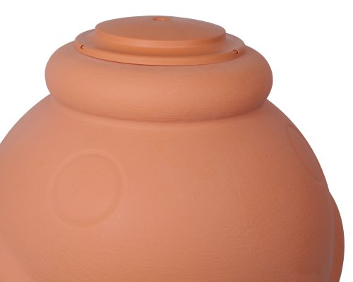 Regenwassertonne Wasserbehälter Amphore Terracotta 360L mit Füllautomat - 9