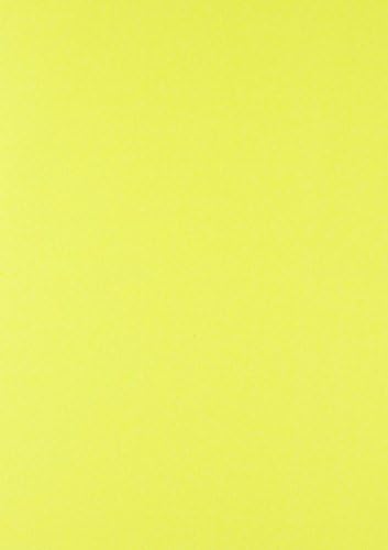 HCP A4 300 gsm Card - Yellow Fluorescent /Neon (Pack of 25)