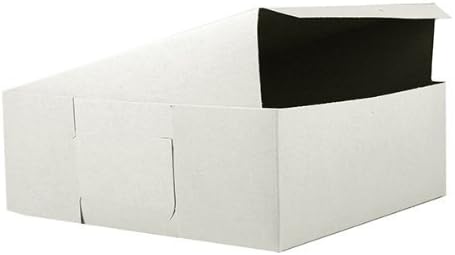 Cake Boxes Half Sheet White, 14 x 19 x 4 Inches, 5 Count by GSA by GLOBAL SUGAR ART PRODUCTS