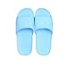 Produktbild WEIWEITOE Unisex Frauen Männer Schuhe Bad rutschfeste Flache Sandalen Sommerhaus Bad Hausschuhe Casual Indoor Strand Hausschuhe, blau,