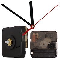 PREMIUM Quarz Uhrwerk mit 3x Zeigersatz Zeiger Uhr Wanduhr DEKO Bastler Ersatz - 5