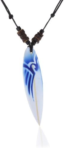Cored Wave S205-N3 'Surfboard' Necklace Wooden