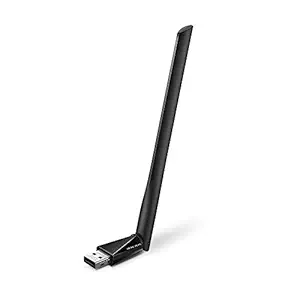 Mercusys MU6H AC650 High Gain Wireless Dual Band Wi-Fi USB Adapter | 650Mbps Wi-Fi Speed | 5dBi High Gain Antenna