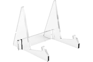 Micvtve Supporto di Stoccaggio Disco Vinile Presentiere Disco Acrilico Portatili