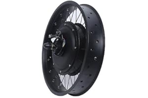 Bazargame Kit di conversione per bicicletta elettrica, motore a mozzo, 20 pollici, ruota posteriore, 48 V, 1000 W, per bicicletta elettrica