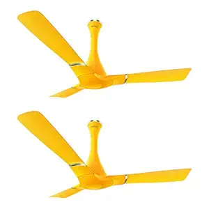 Luminous 1200MM Propelaire Sporty Yellow Ceiling Fan