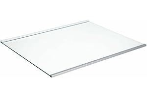 LUTH Premium Profi Parts Compatible with LG Glass Top Plate for Fridge Part Aht74413801 with Bars for Fridge Freezer Combination