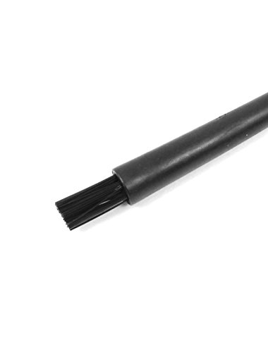 sourcingmap® 12,7 cm lang Kunststoffgriff Ground ableitfähigem Pinsel schwarz - 2