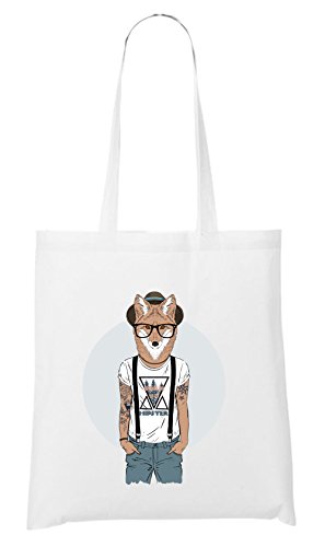 Preisvergleich Produktbild Hipster Fox Bag White Certified Freak