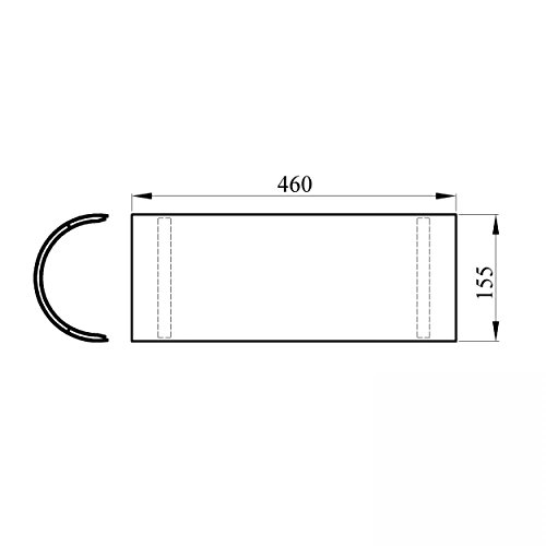 raik SH094-120-sw Rauchrohr / Ofenrohr 120mm – Thermoschild 460mm schwarz - 6