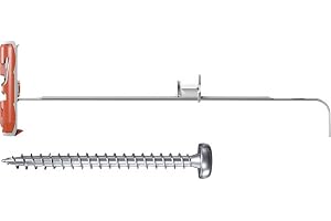 Fischer 539025 DUOTEC 10 S PH, vippmunstycke med panhuvudskruv, 2-komponenter, hålrumsbyglar för fastsättning i gipskartong