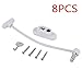 Produktbild 8PCS RMT-4001 Window Door Restrictor Security Cable Key Lock Window Cable Ventilator For Baby Protecting Home Safety Equipment