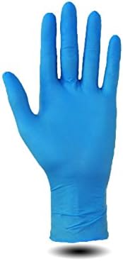 Nitrile Gloves, Pack of 1000 (1 Box) Examination Gloves Disposable Gloves – Nitrile Gloves Powder Free, Non Sterile, Latex Free, Puderfreie and Unsterile Oven Gloves Tattoo Tattoo Gloves