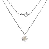 Color vibrante: La piedra lunar, amatista collar colgante está aquí para una agradable sorpresa usted con él es vibrante, color púrpura. Aparte de la Vía brillante color de plata de ley 925 y el animado blanco, púrpura del color, este colgante es un símbolo de poder de las mujeres.
