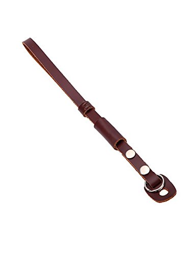 X-Cool Professional Quick Release cuir r  glable Main Camera Grip Bracelet Strap pour Nikon Canon Sony Pentax Olympus Panasonic Camera  Cuir marron 