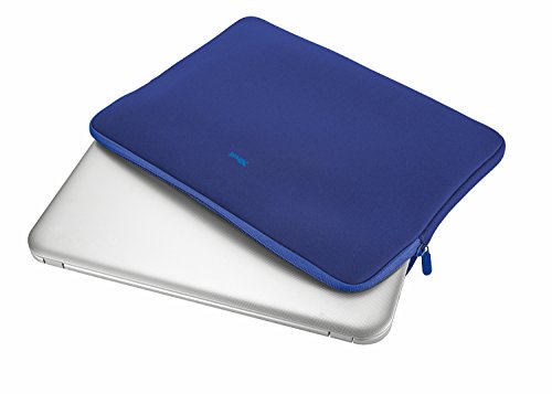 Trust Primo Soft Laptop Sleeve 11,6 Zoll weiche Schutzhülle (für Notebooks mit Bildschirmdiagonale bis 29,5 cm (11,6 Zoll)) blau - 2