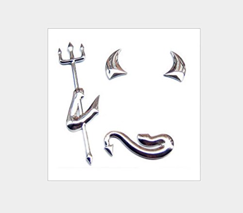 foopp Creative decoraci n de coche de vinilo pegatina para lovely
Little Devil plata