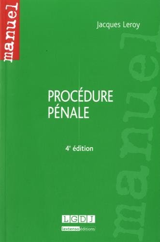 Procédure pénale Procédure pénale