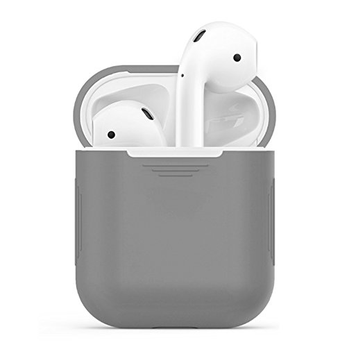Preisvergleich Produktbild iprotect Silikonhülle für Apple Airpod Box Schutzcase in Grau