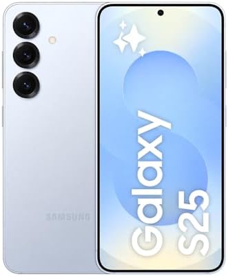 Samsung Galaxy S25 Smartphone AI, 3 anni di Garanzia del produttore, Display 6.2'' FHD+ Dynamic AMOLED 2X, Fotocamera 50MP, RAM 12GB, 256GB, 4.000 mAh, Icyblue [Versione italiana]