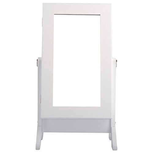 Goplus Schmuckschrank Standspiegel Spiegelschrank Schmuckkasten Schmuck - 5