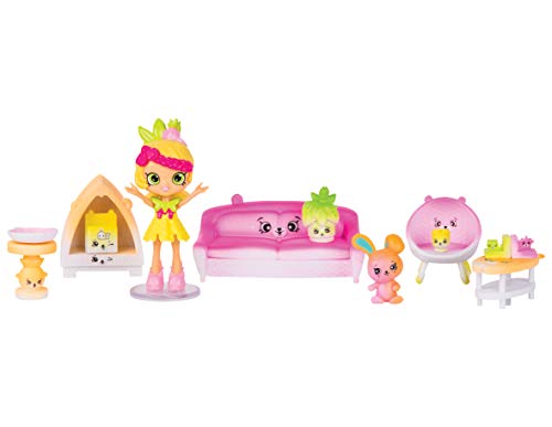 Happy Places HAR03100 Shopkins - Muñeca de Playa con Arco Iris