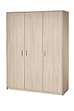 Schardt 06 493 04 00 Kleiderschrank mit 3 Türen, Classic Buche