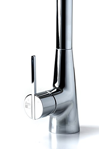 AWA – FLEAKER – Küchenarmatur – Spültischarmatur mit Geschirrbrause – Chrom - 6