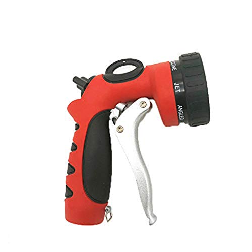 Preisvergleich Produktbild Gartenschlauch Sprühdüse 8 Einstellbare Muster Wasserpistole, Hochdruck Sprühdüse Perfekt für Bewässerung von Pflanzen, Autowaschen, Dusche Haustiere