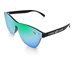 Protección total 100% UV400 Gafas de lente plana MOSCA NEGRA modelo CENOTE - Unisex