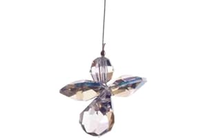 GEOFOSSILS Swarovski Hanging Crystal Guardian Angel Suncatcher Rainbow Maker AURORA BOREALIS