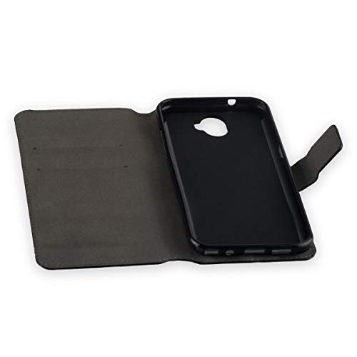 Preisvergleich Produktbild BookStyle Tasche Vertikal mit Halterung für Wiko Wim - Schwarz