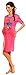 Zeta Ville - Women's Maternity Cotton Bee Print Nursing Nightdress - 370c (Fuchsia, 10)