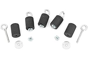 Rough Country 99010 UTV Bettspannset schwarz | (passt auf Polaris | 14-20 Ranger XP | 17-20 General | 5 Befestigungspunkte