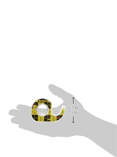 Scotch CAT136 - Cinta adhesiva de doble cara con dispensador  12 7 mm x 3 6 m   color transparente  Importado 