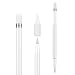 Produktbild MoKo Pencil Case Holder for Apple Pencil - Magnetic Silicone Pencil Holder Grip Sleeve Pouch Cover with Cap for Apple iPad Pro Pencil, White