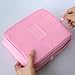 Produktbild LULAN Reisen wasserdichten Kulturbeutel Männer und Frauen tragen travel Kosmetiktasche klein-liefert Pocket, 21 * 7 * 16,5 cm, v (rosa)