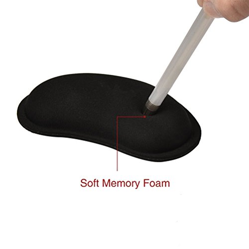 LEDMOMO Rest Handgelenkstütze Maus und Keyboard Wrist Rest mit Memory-Schaum, ergonomische Kissen Handgelenkstütze zum Arbeiten und spielen - 3