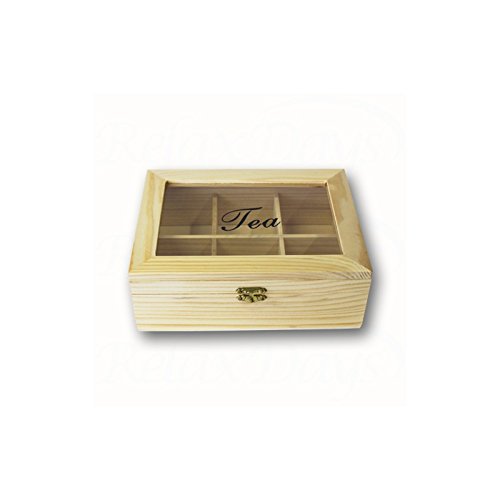 Teebox Teekiste aus HOLZ Teebeutel BOX TEEBEUTELBOX